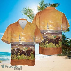 Kentucky Derby Horse Racing 3D Hawaiian Shirt