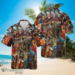 Kentucky Derby Horse Racing 3D Hawaiian Shirt Gift Ideas