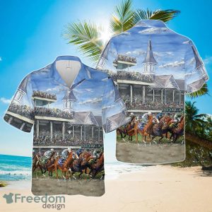 Kentucky Derby Horse Racing Hawaiian Shirt