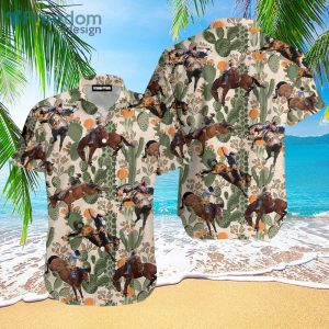 Kentucky Derby Horse Riding Cowboy Hawaiian Shirt For Men & Women