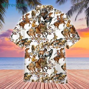 Kentucky Derby Horses Running American Cowboy Hawaiian Shirt For Men & Women