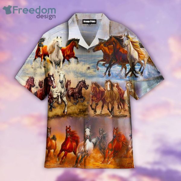 Kentucky Derby Runing Horses Hawaiian Shirt For Men & Women