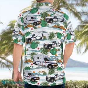 Oldham County EMS 3D Summer Aloha Hawaiian Shirt