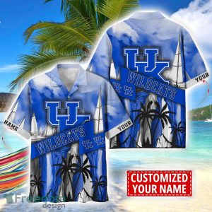 Kentucky Wildcats Hawaii Shirt Custom Name Sports Team Beach Shirt