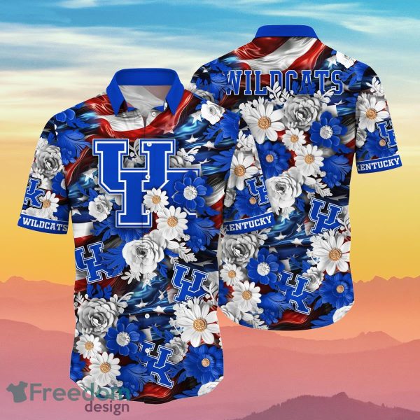 Kentucky Wildcats NCAA2 Hawaiian Shirt 4th Of July Independence Day Special Gift For Men And Women Fans