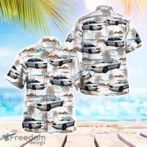 Key Biscayne Florida Police 3D Summer Aloha Hawaiian Shirt