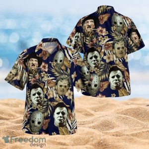 Killer Horror Characters Halloween Night Full Over Print Hawaiian Shirt