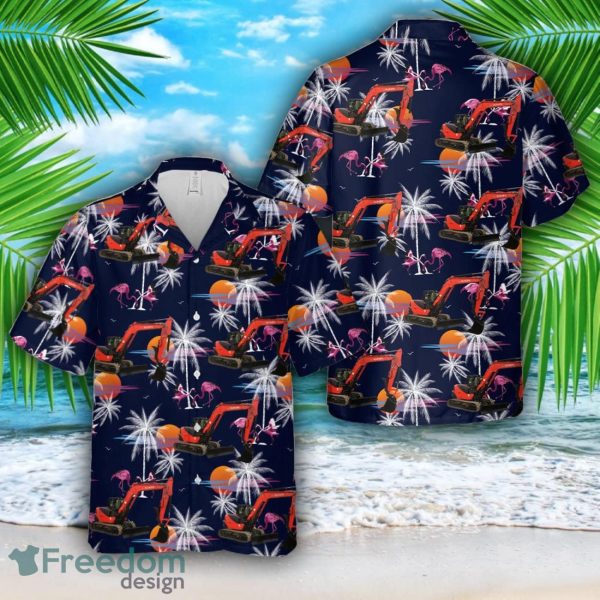 Kubota Excavator KX080-4 Hawaiian Shirt