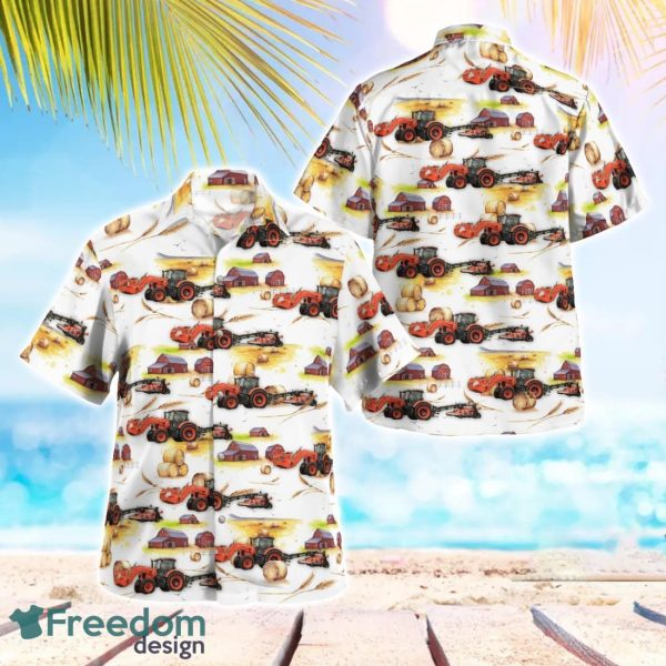 Kubota Tractor M7 Series Gen 2 Hawaiian Shirt Summer Beach Shirt