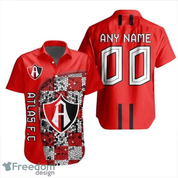 LIGA MX Atlas F.C 3D Hawaiian Shirt Custom Name And Number Shirt