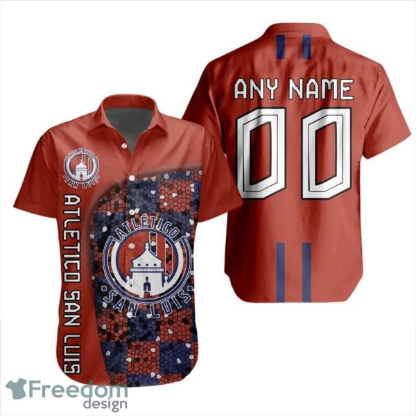 LIGA MX Atletico San Luis 3D Hawaiian Shirt Custom Name And Number Shirt