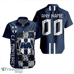 LIGA MX C.F. Monterrey 3D Hawaiian Shirt Custom Name And Number Shirt