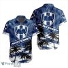 LIGA MX C.F. Monterrey Coconut Logo Pattern 3D Hawaiian Shirt