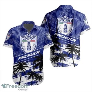 LIGA MX C.F. Pachuca Coconut Logo Pattern 3D Hawaiian Shirt