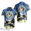 LIGA MX Club America Coconut Logo Pattern 3D Hawaiian Shirt
