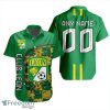 LIGA MX Club Leon 3D Hawaiian Shirt Custom Name And Number Shirt