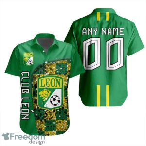 LIGA MX Club Leon 3D Hawaiian Shirt Custom Name And Number Shirt