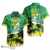 LIGA MX Club Leon Coconut Logo Pattern 3D Hawaiian Shirt
