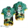 LIGA MX Club Santos Laguna Coconut Logo Pattern 3D Hawaiian Shirt