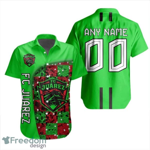 LIGA MX FC Juarez 3D Hawaiian Shirt Custom Name And Number Shirt