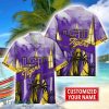 LSU TIGERS Hawaii Shirt Custom Name Sports Team Beach Shirt