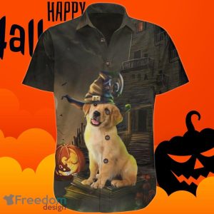 Labrador Retriever Halloween Hawaiian Shirt Cute Halloween Gift Ideas For Him Dog Lovers
