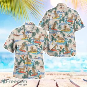 Labrador Retriever Surfing Beach Hawaiian Shirt Beach Shirt Summer Holiday Gift