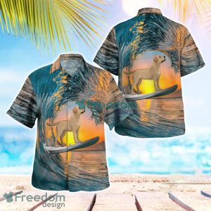Labrador Retriever Surfing Beach Hawaiian Shirt Beach Shirt Summer Holiday Gift Amazing Gift