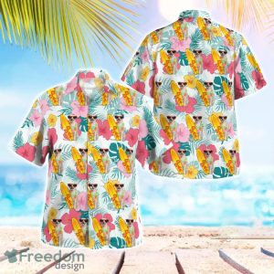 Labrador Retriever Surfing Beach Hawaiian Shirt Beach Shirt Summer Holiday Gift CUte Gift