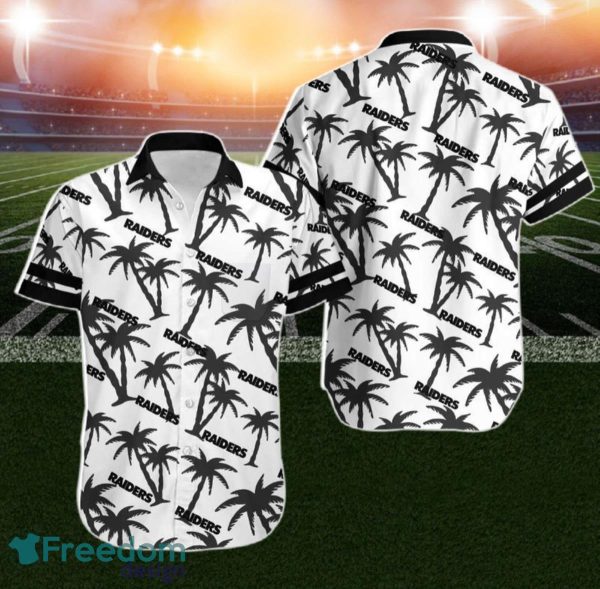 Las Vegas Raiders Coconut Tree NFL Gift For Fan Hawaiian Shirt Aloha Shirt For Men Women