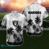 Las Vegas Raiders Coconut Trees NFL Gift For Fan Hawaiian Shirt Aloha Shirt For Men Women