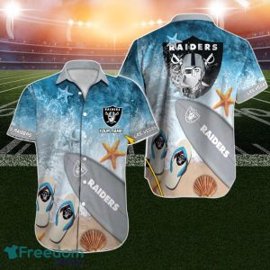 Las Vegas Raiders Hawaiian Shirt NFL Football 3D Custom Name For Men Women Gift For Fans