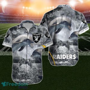 Las Vegas Raiders Hawaiian Shirt NFL Football Custom Name For Best Friend