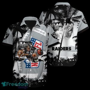 Las Vegas Raiders Hawaiian Shirt NFL Football Custom Name For Fans NFL