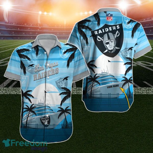 Las Vegas Raiders Hawaiian Shirt NFL Football Custom Name For Men Women Ahola Shirt