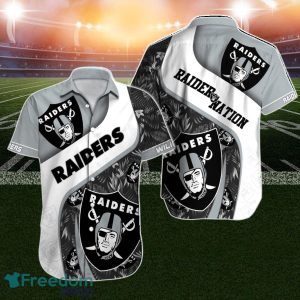 Las Vegas Raiders Hawaiian Shirt NFL Football Custom Name Gift For NFL Fans