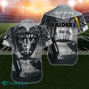 Las Vegas Raiders Hawaiian Shirt NFL Football Personalized