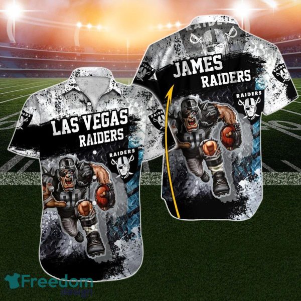 Las Vegas Raiders Hawaiian Shirt NFL Football Personalized For Men Women For Fans