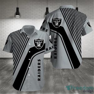 Las Vegas Raiders Hawaiian Shirt Pattern Stripe For Fan