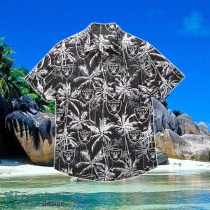 Las Vegas Raiders NFL Black Floral Hawaiian Shirt Special Gift For Fans