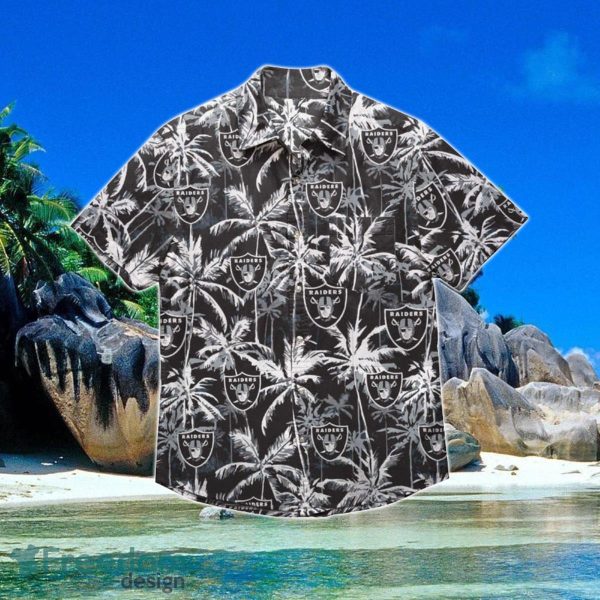 Las Vegas Raiders NFL Black Floral Hawaiian Shirt Special Gift For Fans