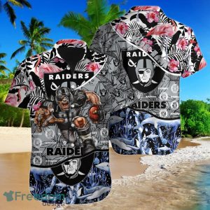 Las Vegas Raiders NFL Football Custom Name Hawaiian Shirt Best Gift For Fans