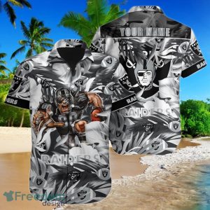 Las Vegas Raiders NFL Football Custom Name Hawaiian Shirt Best Gift For Loyal Fans
