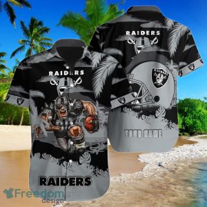 Las Vegas Raiders NFL Football Custom Name Hawaiian Shirt Best Gift For Men And Women Fans
