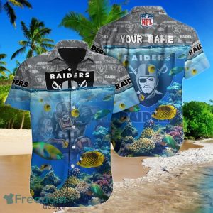 Las Vegas Raiders NFL Football Custom Name Hawaiian Shirt Best Gift For Real Fans