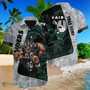 Las Vegas Raiders NFL Football Custom Name Hawaiian Shirt Ideal Gift For Men And Women Fans