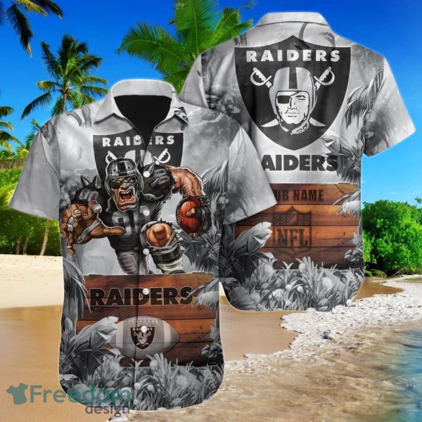 Las Vegas Raiders NFL Football Custom Name Hawaiian Shirt Ideal Gift For Real Fans