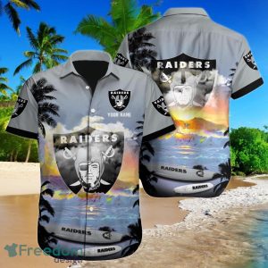 Las Vegas Raiders NFL Football Custom Name Hawaiian Shirt Special Gift For Loyal Fans