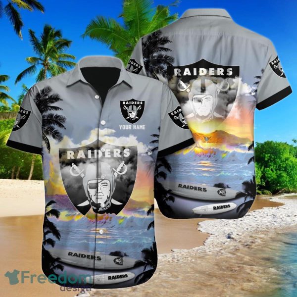 Las Vegas Raiders NFL Football Custom Name Hawaiian Shirt Special Gift For Loyal Fans
