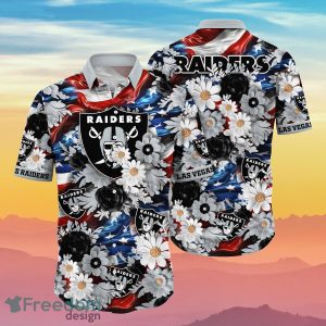 Las Vegas Raiders NFL Hawaiian Shirt 4th Of July Independence Day Special Gift For Men And Women Fans